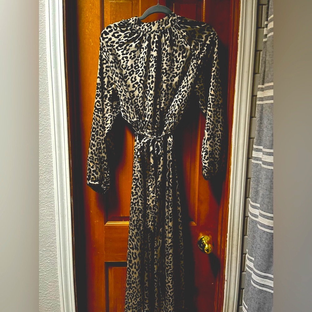 Loft Animal print dress